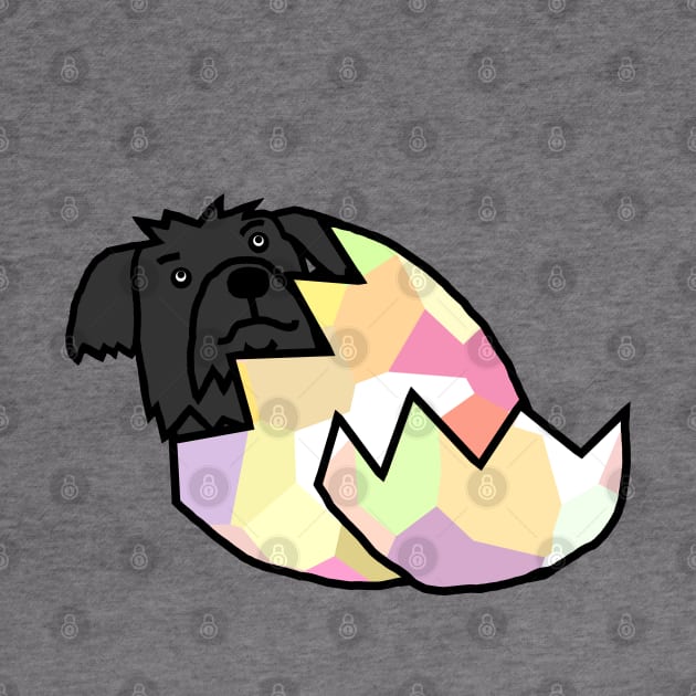 Cute Dog Hatching from Easter Egg by ellenhenryart